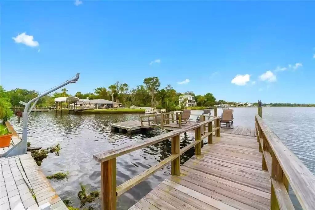 Private dock over Kings Bay